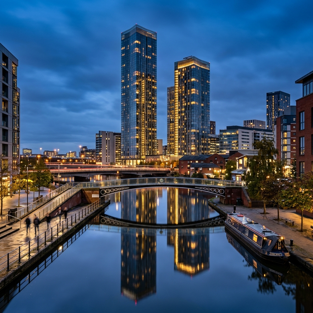 Manchester City Skyline